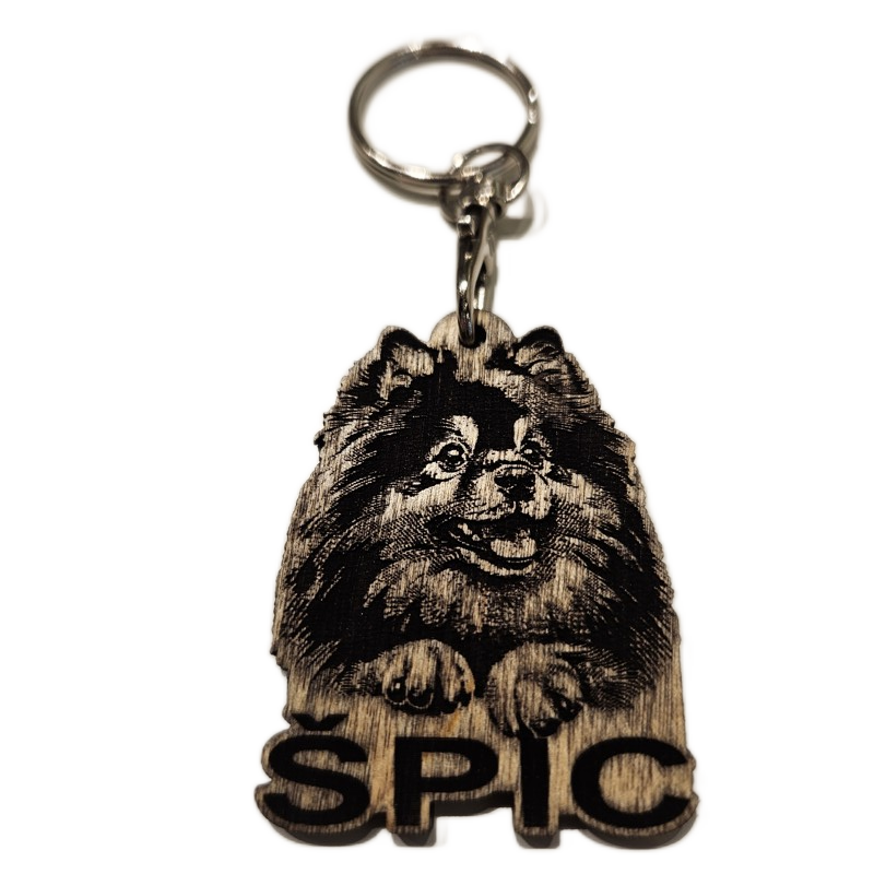 Klíčenka pes "Špic"