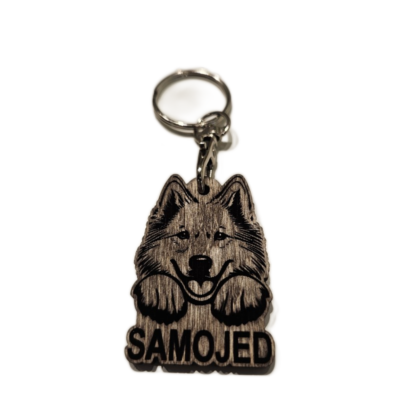 Klíčenka pes "Samojed"