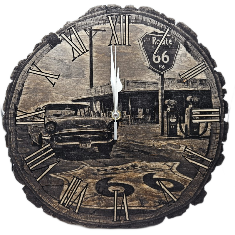 Hodiny 30cm "Route 66" typ 1