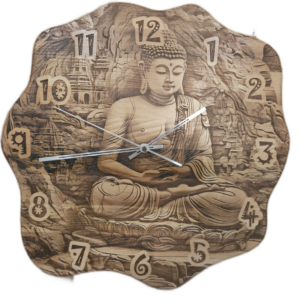 Hodiny "motiv Budha"