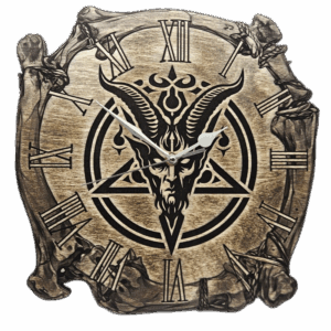 Hodiny 30cm "Ďábel"