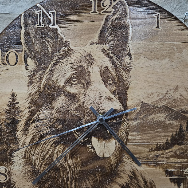 Hodiny "Německý ovčák 2" - Obrázek 2