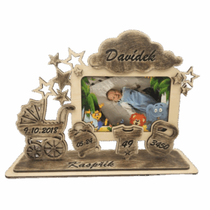 Rámeček na fotku narození 16x10