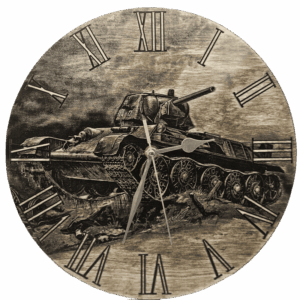 Hodiny 30cm "tank T34"