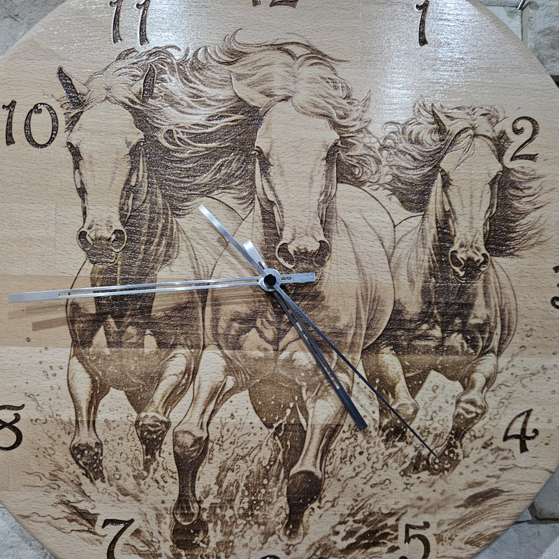 Hodiny "kůň 7" - Obrázek 2
