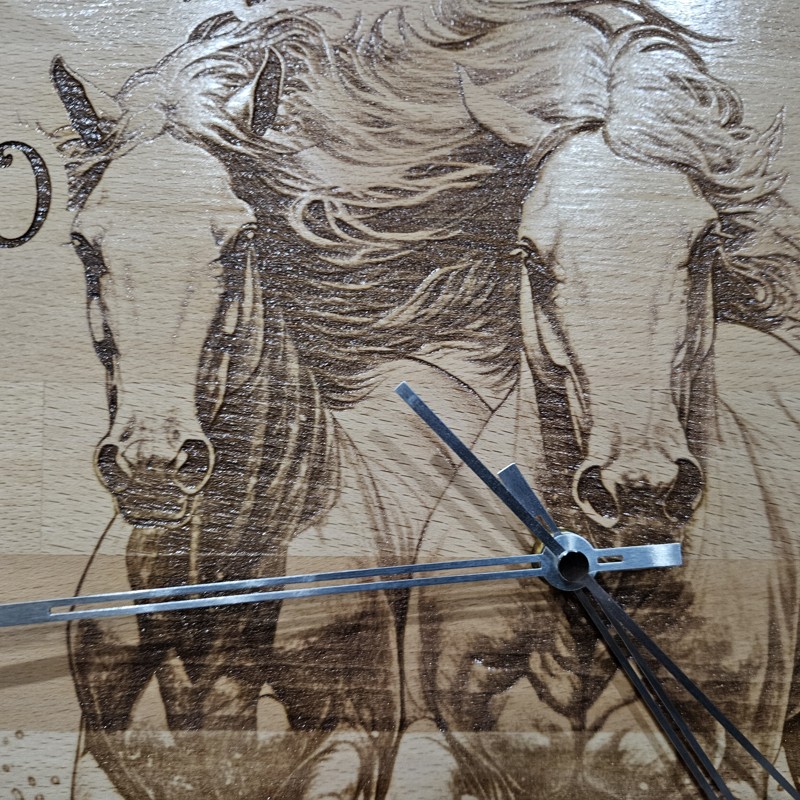 Hodiny "kůň 7" - Obrázek 3